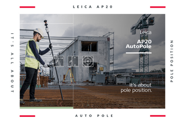 Νέα καινοτομία : Leica AP20 pole