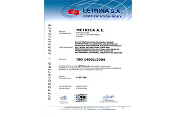 ISO 14001 METRICA A.E.